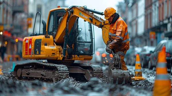 Location de mini-pelle à Liège : les précautions à prendre en compte